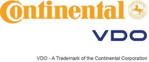 VDO is subsidiary of Continental Corporation from Germman logo.